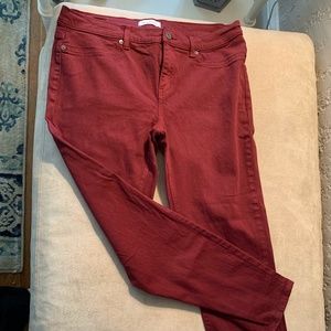Lila Ryan Burgundy Skinny Jean